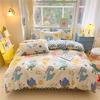 Dinosaur Double-sided Duvet Cover Set, Cute Print Bedding Set for Boys Girls Room Decor, Cartoon Animals Dino Quilt Cover Set