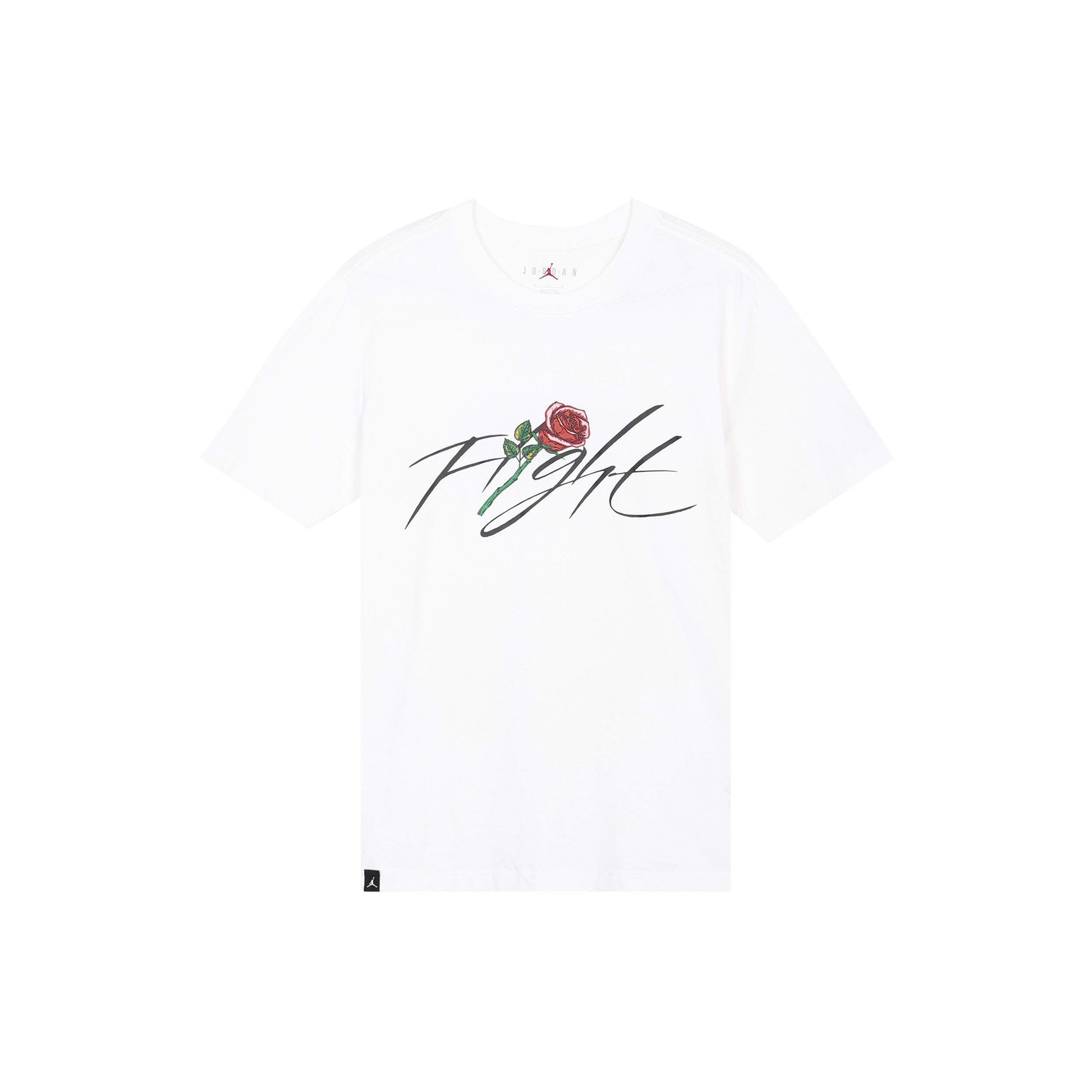 Air Jordan Flight Rose T-Shirt White Men s DQ7391-100 S