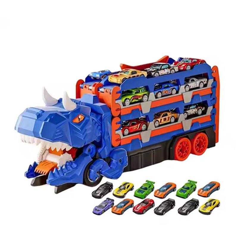 

Игрушки Динозавры Гоночная Трасса Подходят Для Детей В Возрасте От 3 До 12 Лет, С 12 Гоночными Машинками, Складная Трасса, Игрушка-Подарок Для Мальчиков И Девочек original box