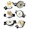 1Pcs 95 Ceramic Base Valve Base Connector  for 12AX7 6922 EL84 ECC82 ECC81 12AT7 12AU7 ECC83 5814