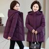 Women’s Short Hooded Windproof Thicken Warm Winter Jacket For Mom