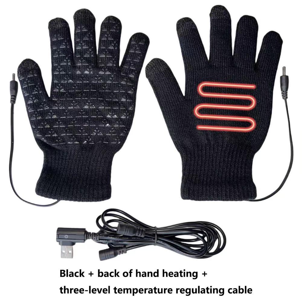 Thickened Electric Heating Gloves Touchscreen Hand Warming Gloves Touchscreen Gloves  Winter