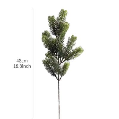 Świąteczne gałązki sosnowe Dekoracja świąteczna Sztuczna roślina Igliwie sosnowe Wieniec DIY Drzewko bożonarodzeniowe Dekoracja domu Nowy Rok