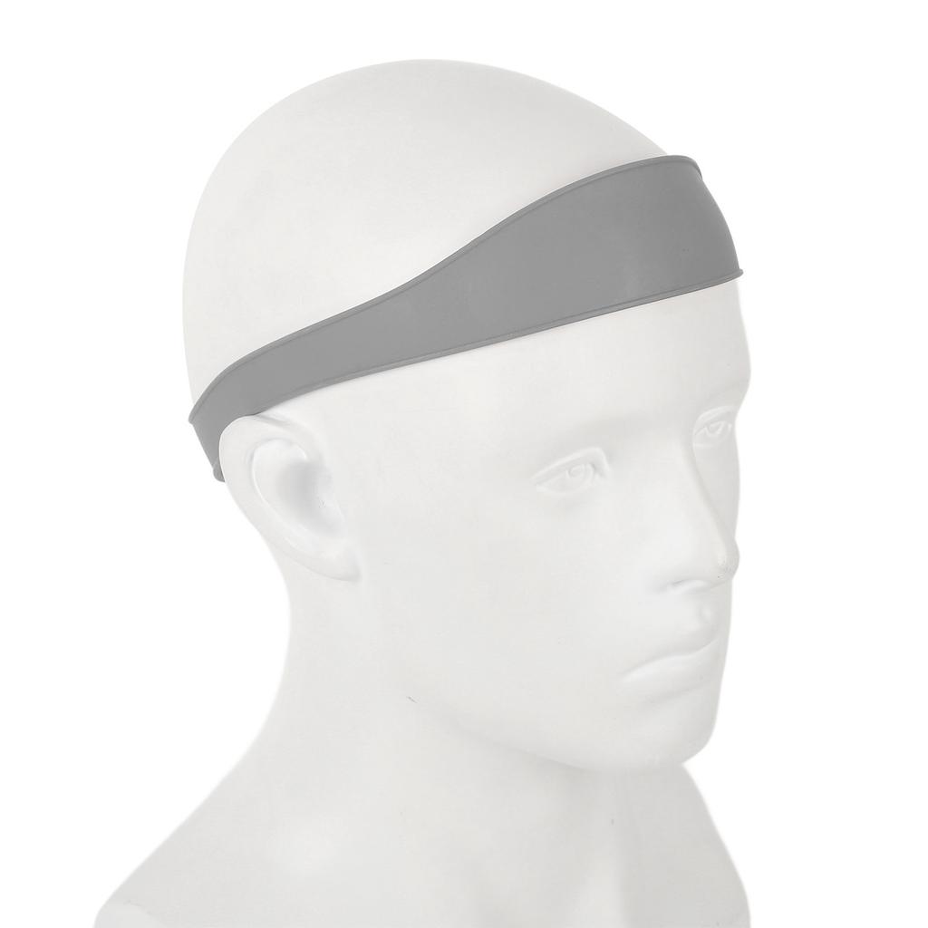 Hair Cutting Guide Curved Soft Silicone Neckline Trimming Template for DIY Home Haircuts Grey