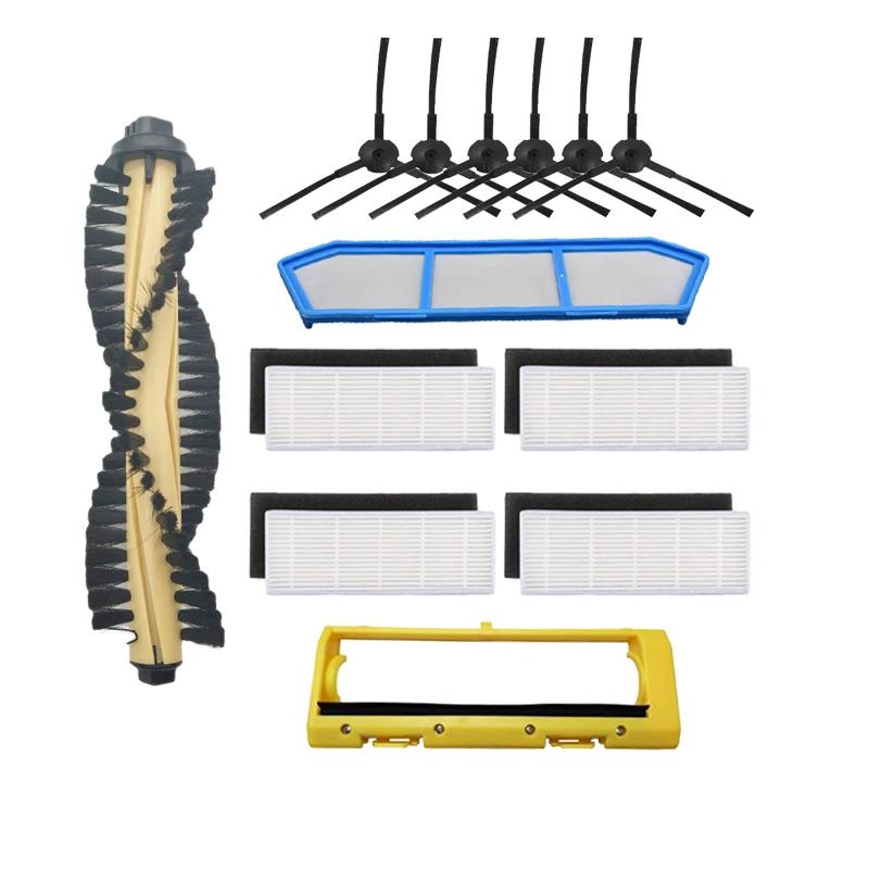 Accessories Kit For Ilife A4 A4S A40 Vacuum Cleaner Parts HEPA Filter Primary Filter Side Brush Roll Brush Cover Mop Pad Cloth