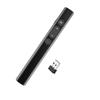 Wireless 2.4GHz Presenter with USB Receiver, Plug and Play Clicker, Presentation Remote, Page Turner, Red Pointer, 30M
