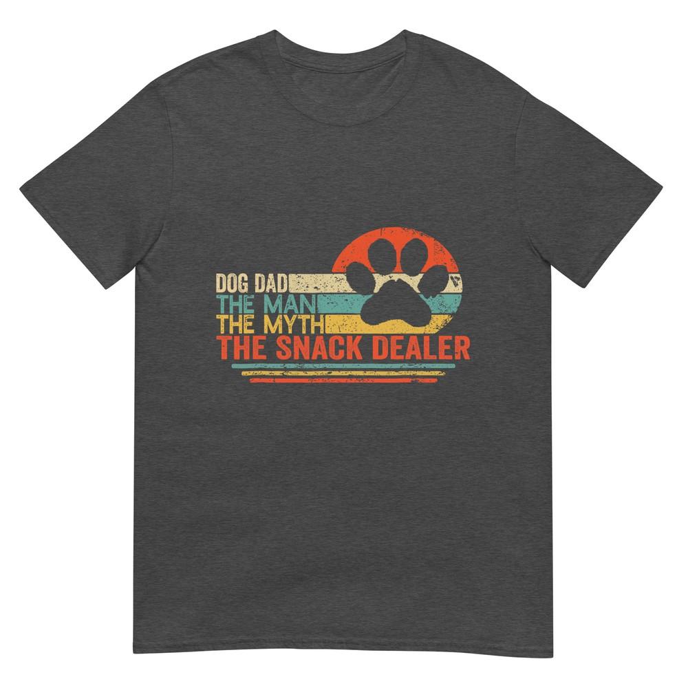 Vintage Dog Dad The Unisex The Myth Snack Dealer Father Day Tshirt