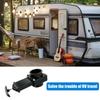 RV Knife Water Gate Valve Durable Flow Van Sewer Hose Plastic 50mm Exterior Home Accessories Caravan Drain