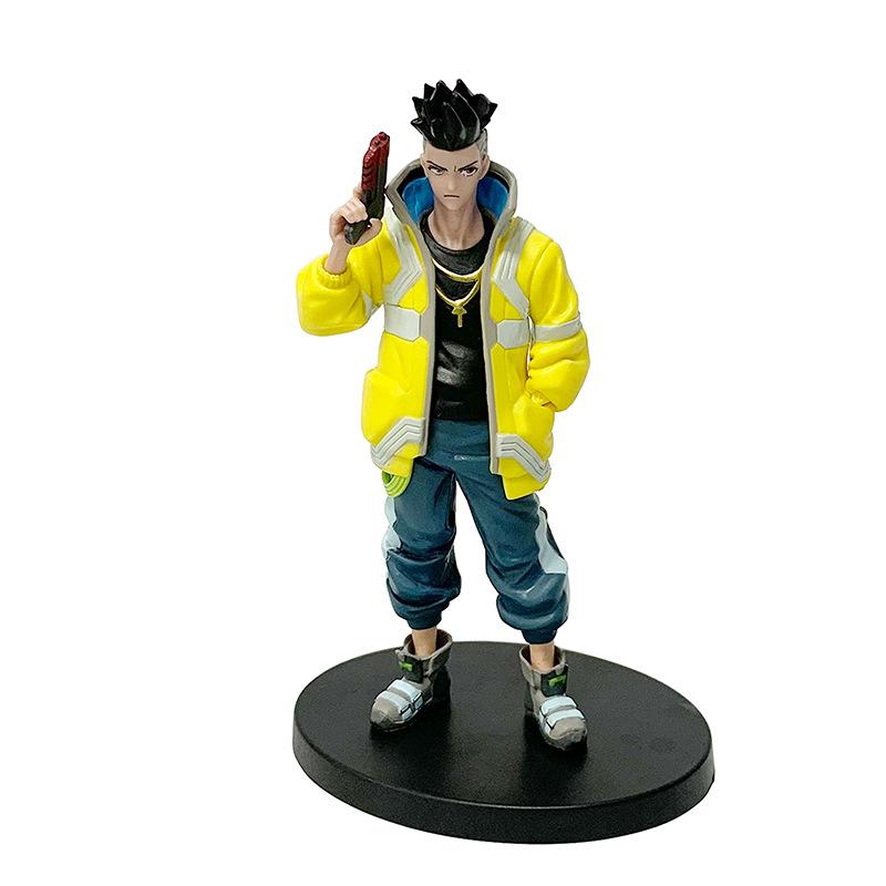 Anime game cyberpunk edgewalker Rebecca doll standing birthday gift collection doll anime model toy desktop ornaments