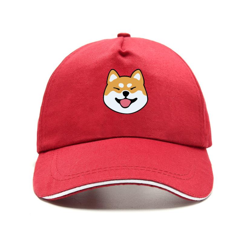 Funny Kawaii Cute Shiba Inu Dog Women Hat Gift Print Pink Hip Hop Cap Summer Unisex Women Baseball Cap Dog Animal Lovers Hats