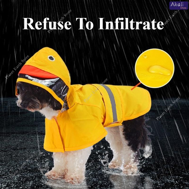 Premium Waterproof Dog Raincoat with Reflective Hood for Small Medium Large Dogs Advanced Outdoor Walking Rainwear High Quality 5