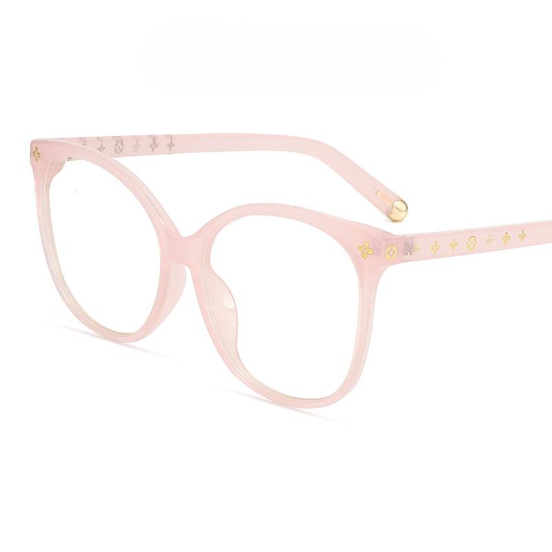 Ochelari de soare cu ramă mare de modă Ochelari de soare simpli cu ramă ochi de pisică Ochelari de soare cu personalitate feminină