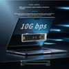 Transparent M2 Ssd Enclosure 10Gbps High Speed Transfer Durable Clear Shell For Laptop Storage Business Trips Office Work