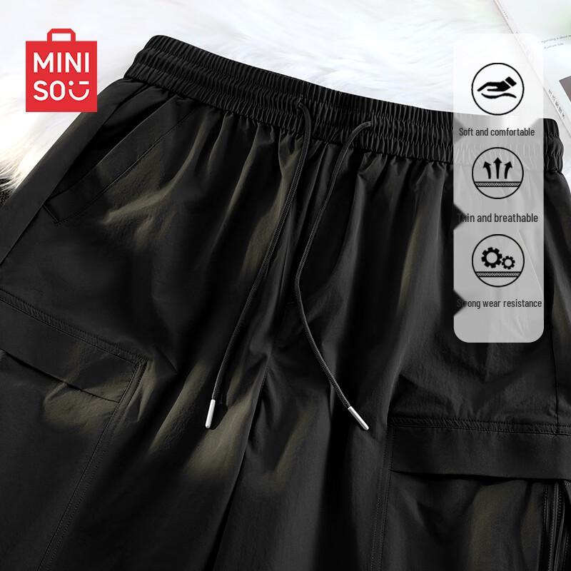 MINISO Men s 2026 Summer Casual Athletic Shorts M