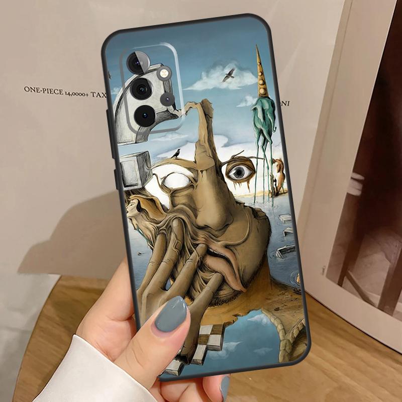 Salvador Dali Kunst Voor Samsung Galaxy A53 A33 A13 A23 A15 A25 A35 A55 A51 A71 A12 A32 A52 A14 A34 A54 Hoesje