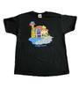 Vintage Planet Hollywood Walt Disney World T-Shirt Herren XL Schwarz 90er