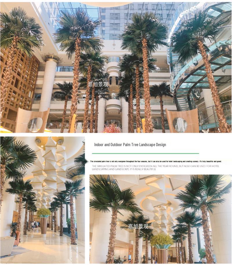 Artificial Bionic Coconut Tree for Outdoor Beach Resort Landscaping
