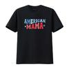 Groovy American Mama 4Th Of July Mom Women S Cute Summer  T Shirt Black M Vintage Washed Breathable Unisex Designer Clothes