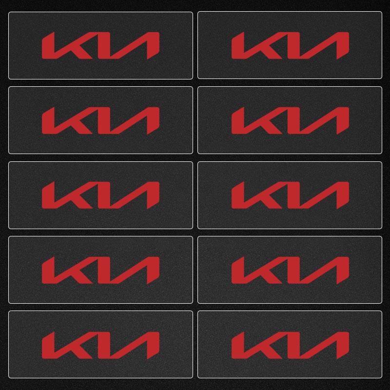 2/5/10Pcs Car Interior Random Stickers Car Steering Wheel Emblem Styling For KIA Ceed Sportage Rio K5 k6 K7 K8 Optima Cerato Proceed Venga