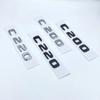 3D Glossy Black Letters C180 C200 C220d C250d C260 C300d 4Matic ABS Emblem for Mercedes Benz W205 Coupe Car Trunk Logo Sticker KC3