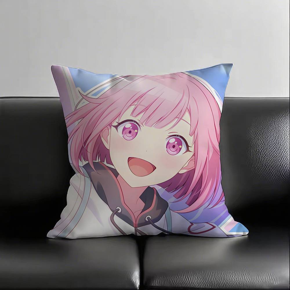 

1pc Cute Cartoon Emu Otori Pillow Case Fashion Square Pillowcase Bedroom Sofa Room Ins Decoration Leisure 16x16Inch