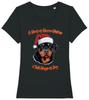 Womens ROTTWEILER Christmas T-Shirt Mens Womens Tees Top Santa Hat Dog Woof Wishes Tail Wags Of Joy