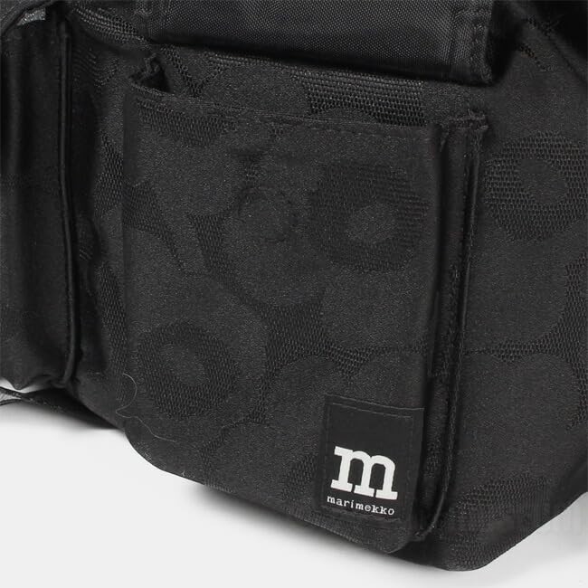 Rucksack Everything Unikko Mini Tasche Blumenmuster Schwarz 092230 999 EVERYTHING RUCKSACK S UNIKKO SCHWARZ Logo [Marimekko] Damen [Artikel]