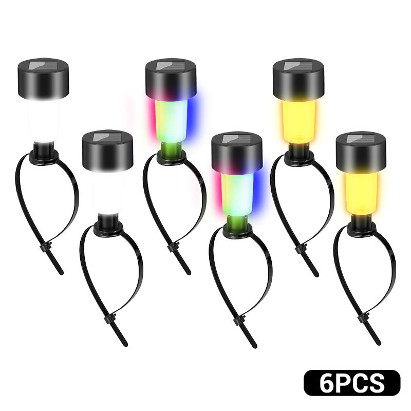 1-6Pcs Outdoor Swimming Pool Decorative Lights Pool Side Railings LED Solar Lights Night Lighting Swimming Pool Rail Accessories