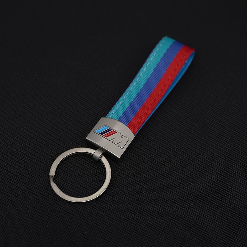 Chaveiro de Couro de Alta Qualidade Com Argola para Chaves com Logo de Carro Adesivo de Carro Para BMW M Power Performance M3 M5 X1 X3 X5 X6 E46 E39 E36 E60 E90 ir2