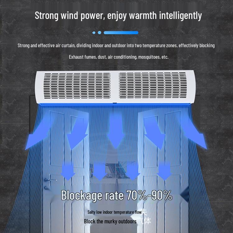 Silent Air Curtain: 1.8m for Cold Storage and Catering Shop Doorways, 1.5 Leidezhu Elevator Shop