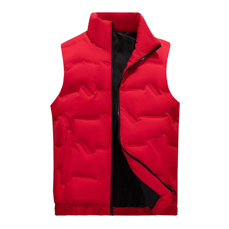 New Down Vest Men's White Duck Down Winter Coat Thickened Warm Waistcoat Vest Men's Korean Version