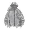 Ladies' Pure-color Sunscreen Clothing, Light And Thin, Trendy And Fashionable, Summer All-match Hooded Jacket