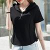 Navava Women Daily Zip Hoodie ShorT Sleeve T shirT nT2718