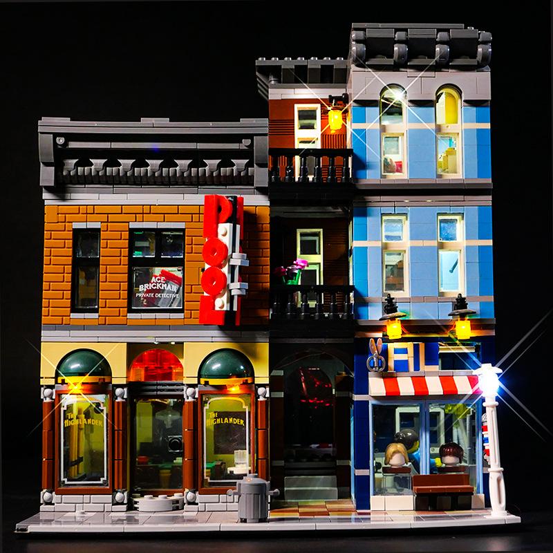 LED Light Kit for LEGO 10246 Creator Expert City Series Detective's Office Building Block Lamp