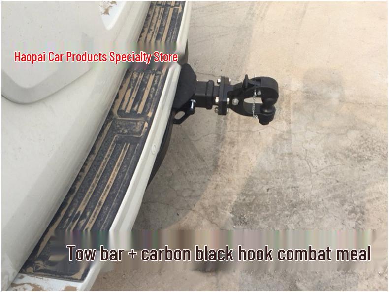 Toyota Fortuner/FJ Cruiser Tow Hook & Bar with Recovery Rack and Rear Trailer Hitch for Yacht