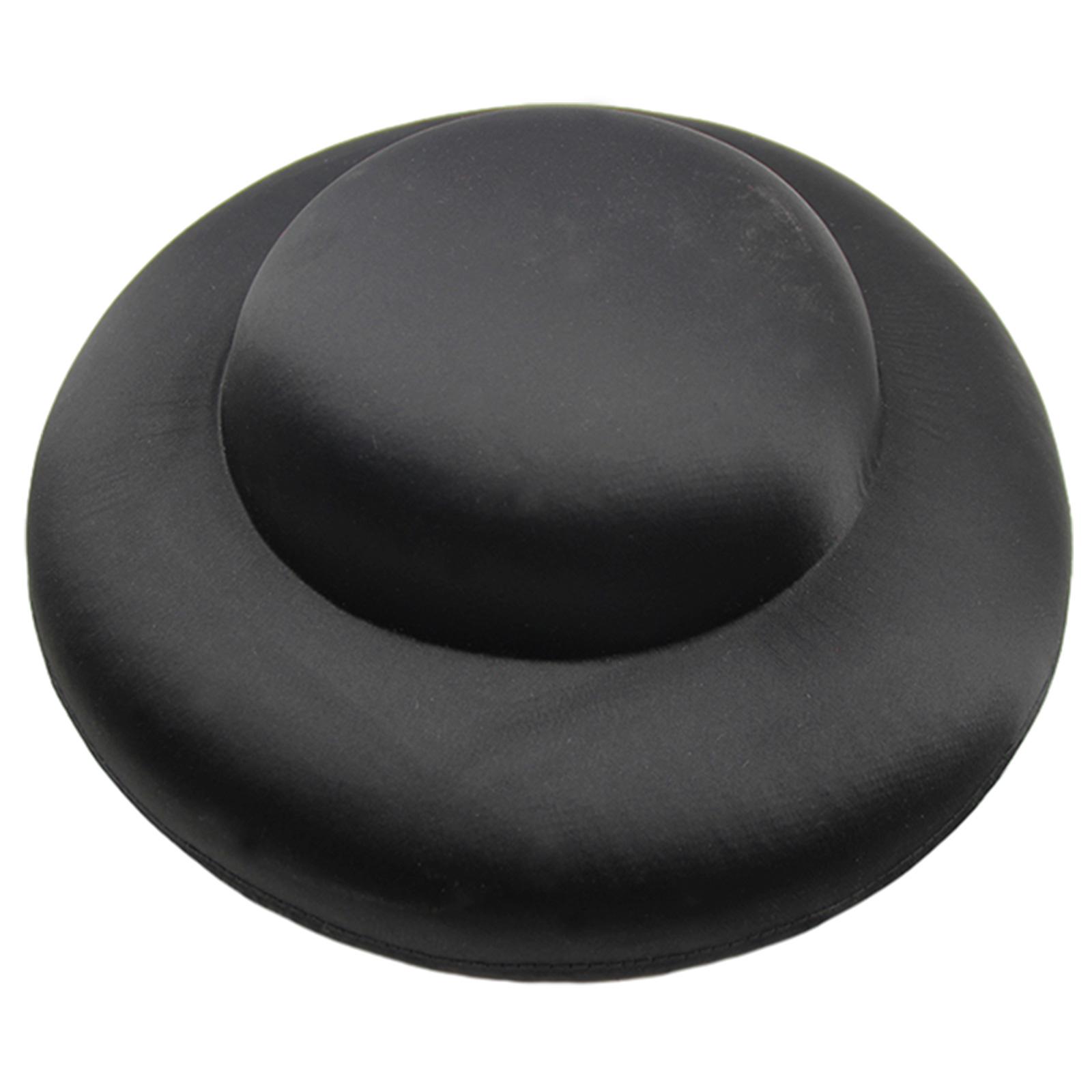 

Основа капелюха Fascinators DIY Collful Pillbox Hat Percher Opera Headwear Elegant Fascinator Hat Base Pillbox Hat чорний