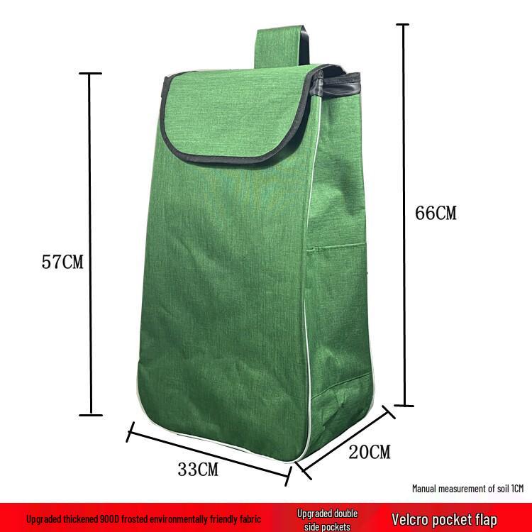 Waterproof Oxford Cloth Shopping Cart Bag – Thickened, Portable, and Durable Handcart Bag
