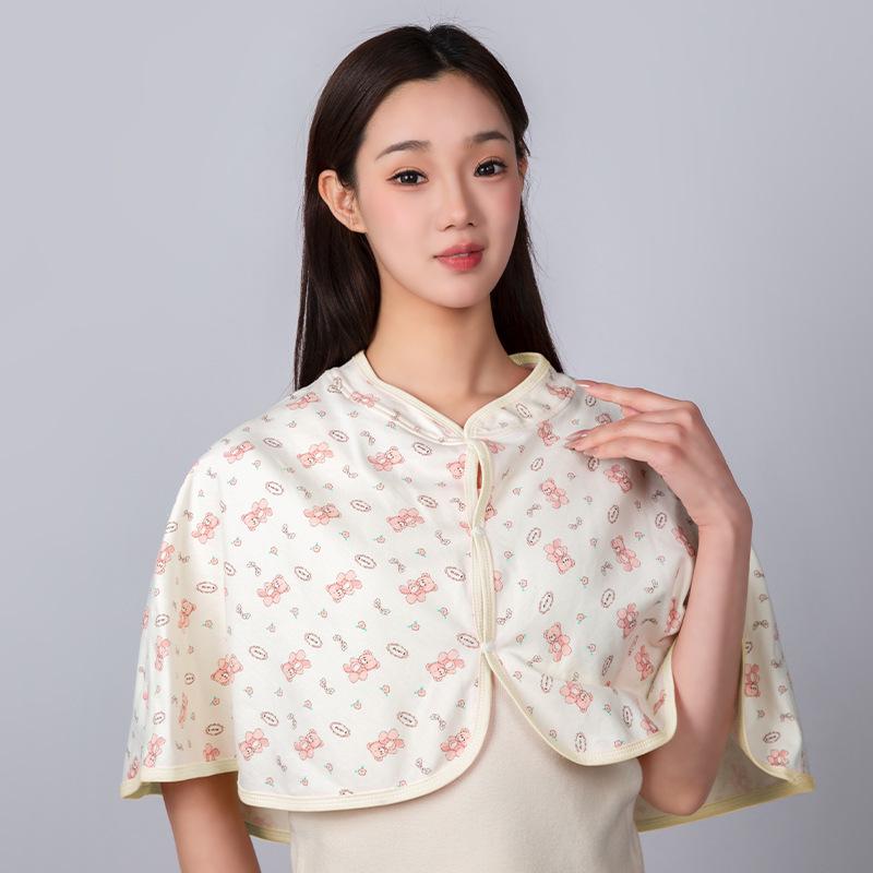 Extra großer weicher Plüsch-Postpartum-Schal: Hautfreundlicher Schulterwärmer für Zuhause & Büro