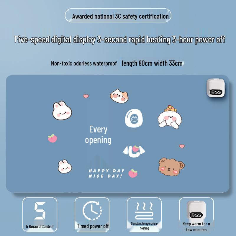 Ofis, Masaüstü ve Ödev Kullanımı İçin Kışlık Isıtmalı Fare Altlığı - Erkekler, Kadınlar ve Çocuklar İçin Mükemmel