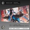 HYBXAXC Gaming Mouse Pad Anime Gamer Keyboard Pad Chinese Style Girl Desk  Speed Rubber Cartoon Motbook Computer PC Mousepad