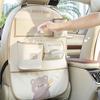 NEW Car Holder Seat Back Storage Bags Anti Kick Mat Protector for Kids Detachable Pockets Tablet Phone Stand Trash Bin