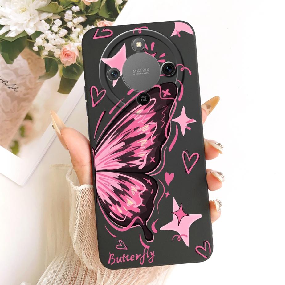For Honor X9d Case Magic8 Lite Cute Fashion Cartoon Cover Soft TPU Phone Case For Honor Magic 8 Lite X 70 HonorX9d HonorX70 Bags