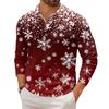 Men's Casual Collared Long-Sleeve Knit Base Layer Top