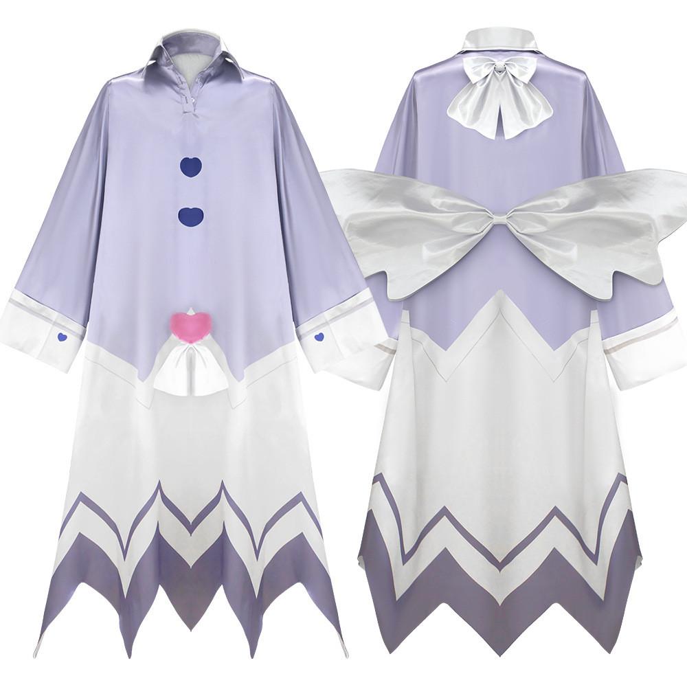 Hazbin Hostel Adam The Exorcist Cosplay Costume With Blue Pajamas For Anime Role Play Fans
