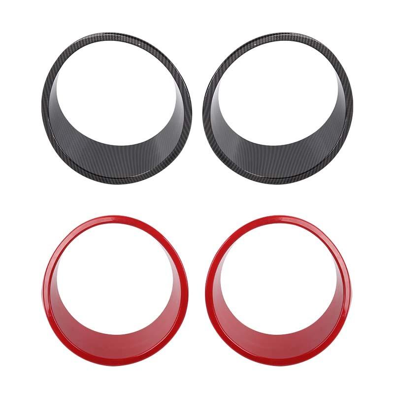 Car Headlight Bezel Decoration Sticker Cover for Jeep Wrangler  Wrangler JL For JT Gladiator 2024 Up Car Interior Accessories