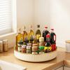 360 Rotating Kitchen Spice Rack Lazy Susan Organizer Plastic Turntable Tray Home  Cabinet Fridge Bathroom Makeup Storage Rack