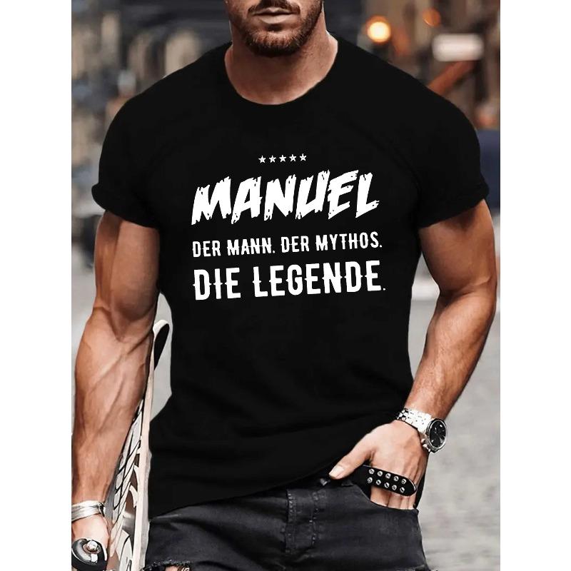 

Cool Short-Sleeved Men S T-Shirt for Summer 4XL чорний