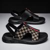 Sandals in large size  summer beach shoes, cool slippers wear-resistant and non slip, casual and fashionable air cushioned shoes