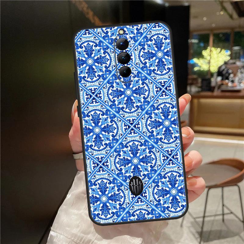 Moroccan Pattern Case For ZTE Nubia Red Magic 11 10 8 8S 9 9S 10S Pro Plus 6 7 6S 7S For RedMagic 10 Air Cover