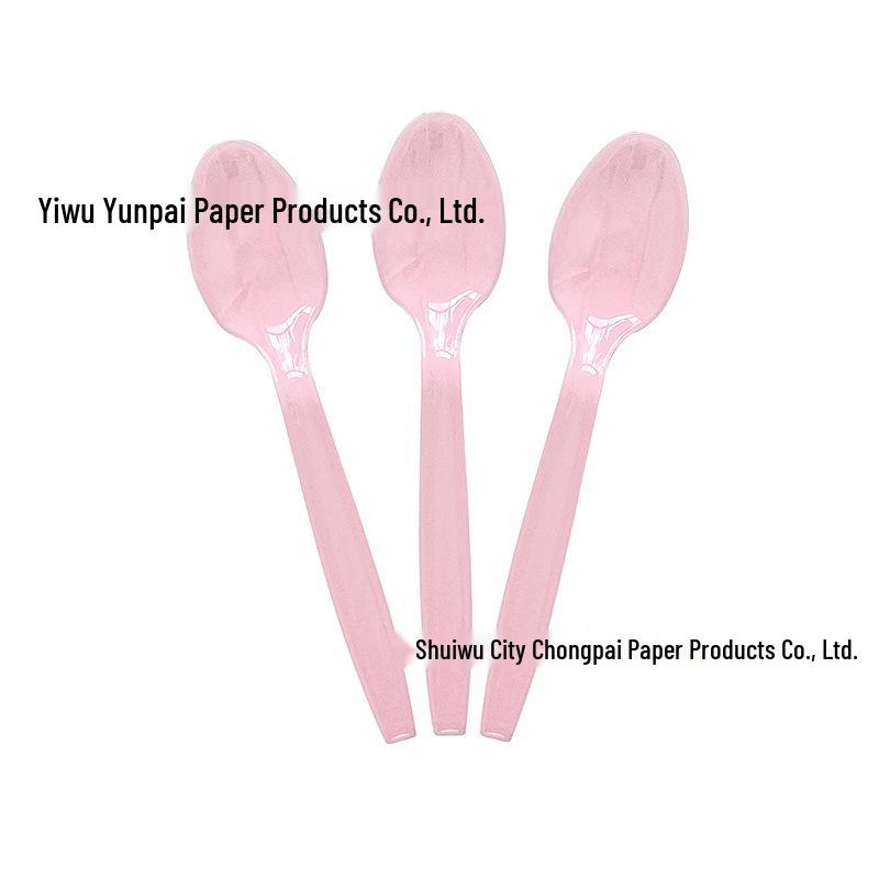 Pink Lace Disposable Party Tableware Set: Plates, Knives, Forks, and Spoons